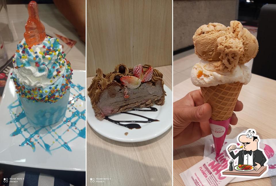 Platos en Sorveteria Gela Boca