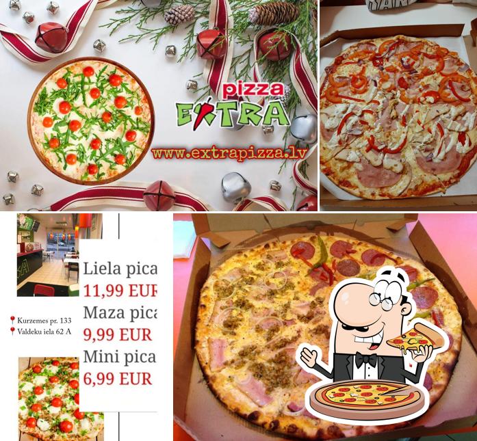 A Extra Pizza, vous pouvez profiter des pizzas