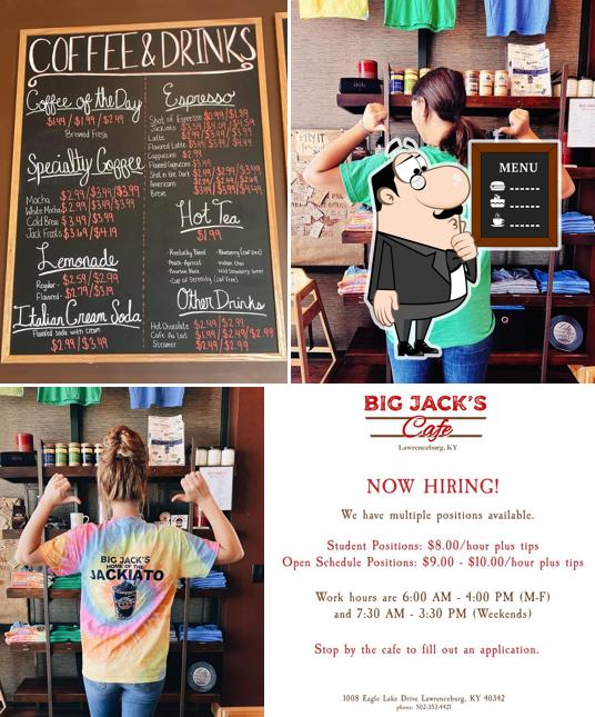 Big Jack's Coffeehouse & Cafe in Lawrenceburg Restaurant menu and reviews