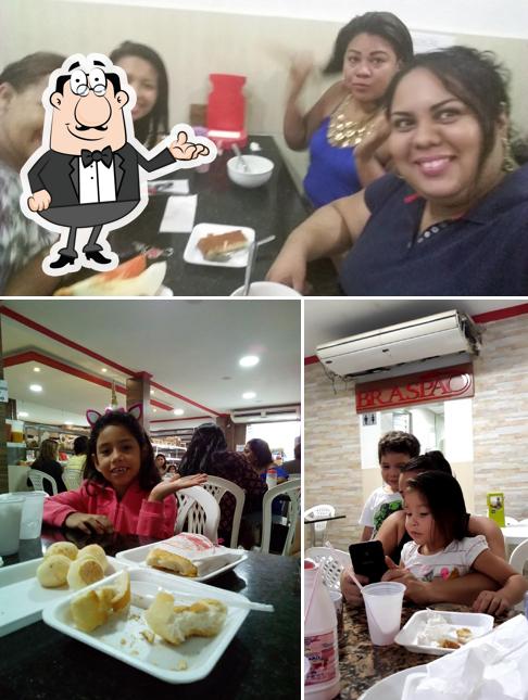 O interior do Braspão Panificadora & Confeitaria