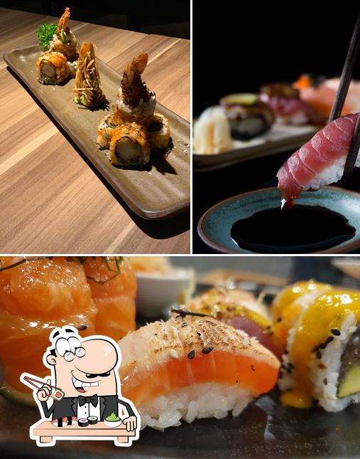 Experimente diversas opções de sushi