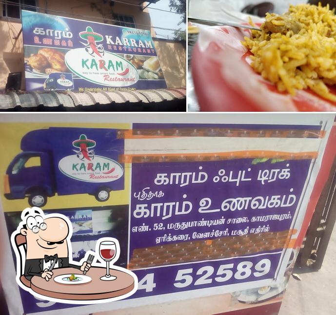Food at Karam Food Truck