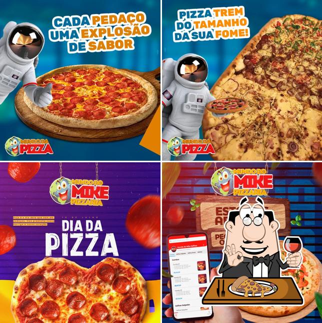 Escolha diferentes tipos de pizza