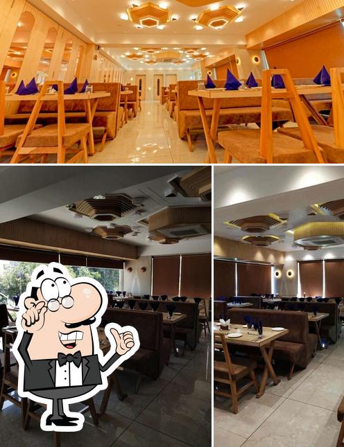 The interior of Riviera Restaurant