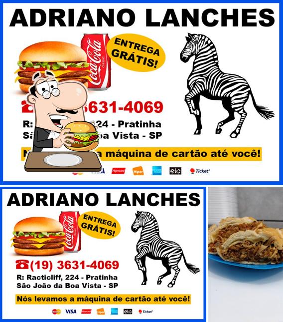 Try out a burger at Adriano Lanches