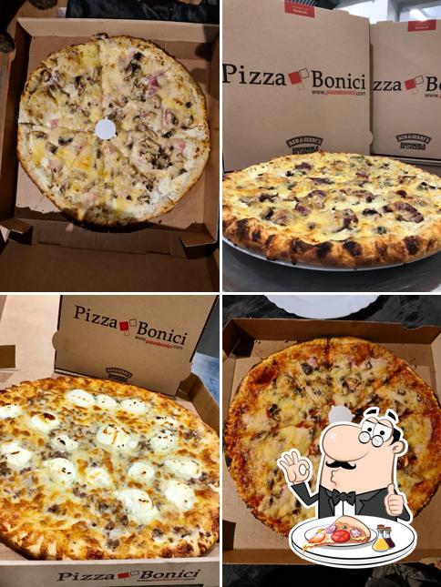 Choisissez des pizzas à Pizza Bonici Cavaillon