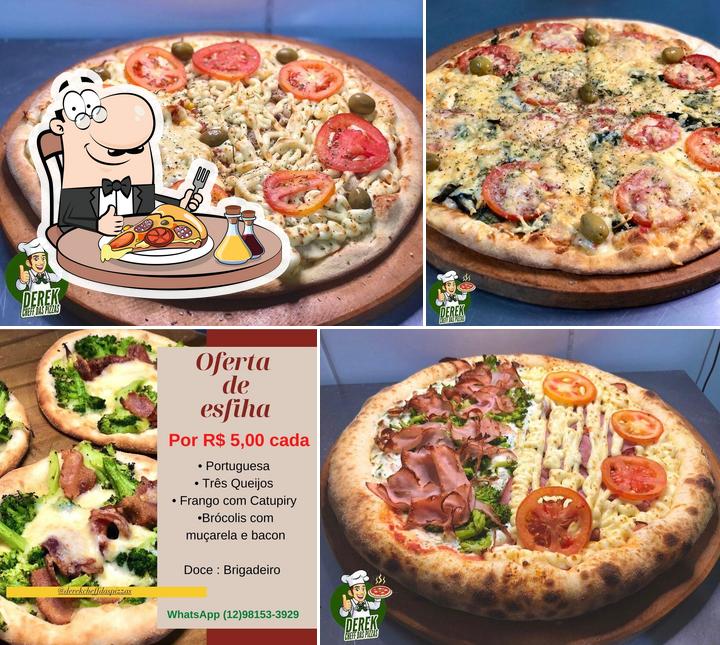 No Derek Pizzas e Eventos, você pode degustar pizza