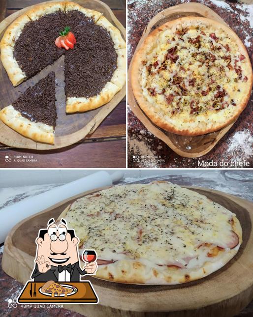 Escolha pizza no Forneria Quero Pizza Bebida Grátis