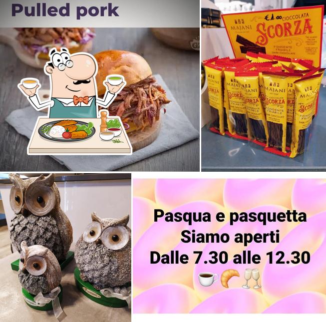 Panino con maiale stirato al Caffè Centrale Cristina&Mirco Parma