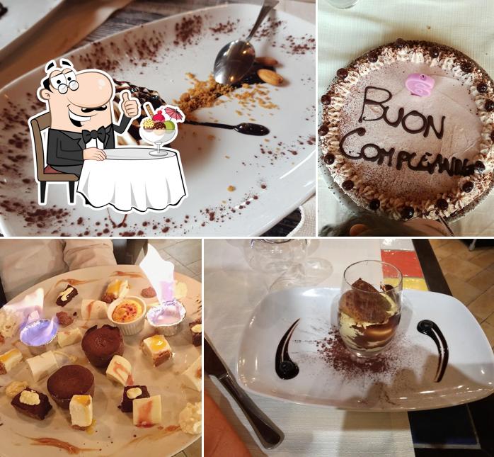 Ristorante I Gobbi serve un'ampia gamma di dolci