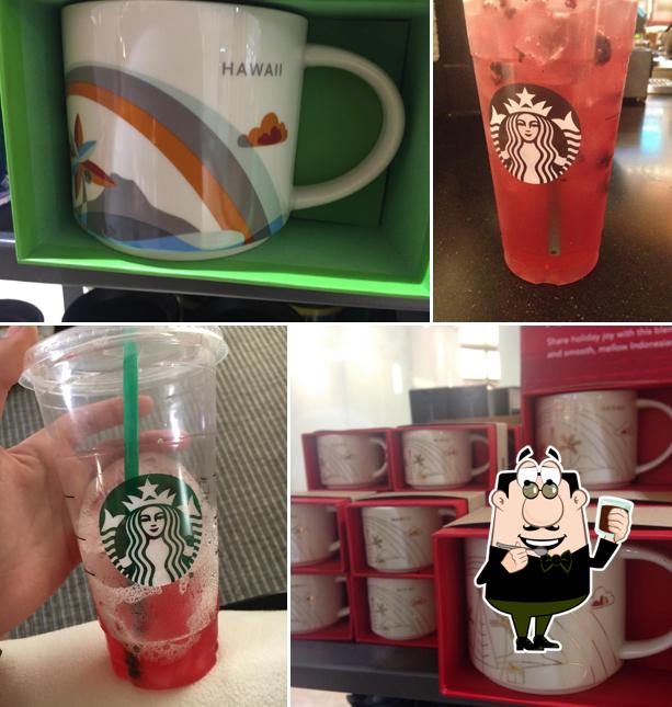 Enjoy a drink at Starbucks