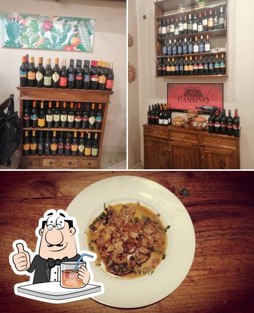 Dai un’occhiata alla foto che raffigura la bevanda e cibo di Trattoria Pizzeria Monreale