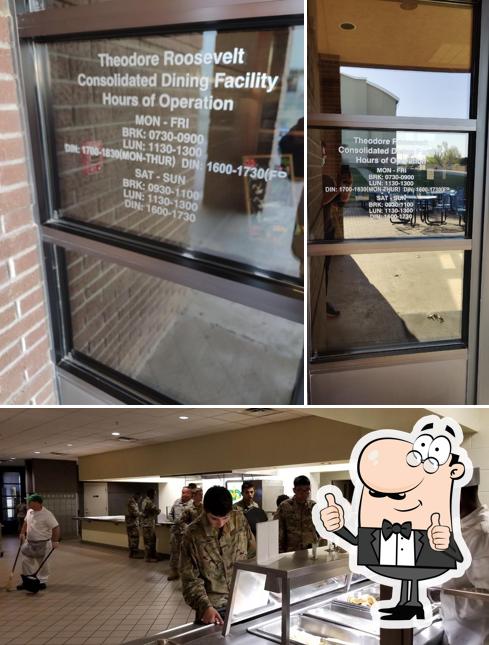 Theodore Roosevelt DFAC, Fort Hood Restaurant menu, prices and reviews
