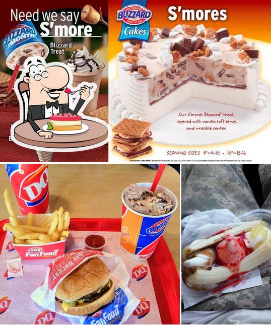 Dairy Queen Grill & Chill serves a number of desserts