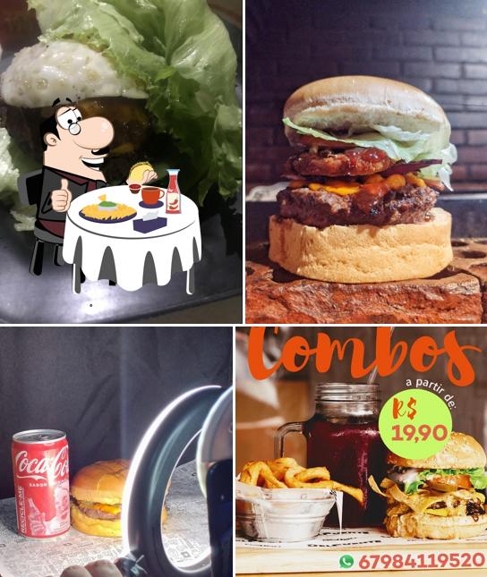 Consiga um hambúrguer no Hamburgueria Fb Burguer
