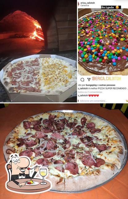 Comida em Master Pizza