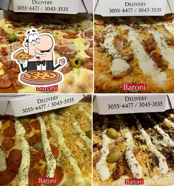 Peça pizza no Pizza Baroni
