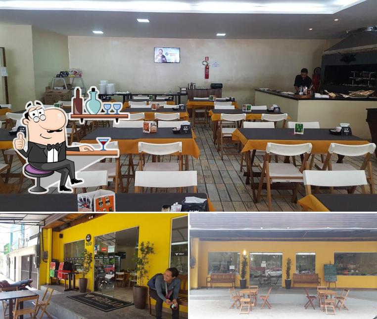 Veja imagens do interior do Búfalo Churrascaria e Pizzaria