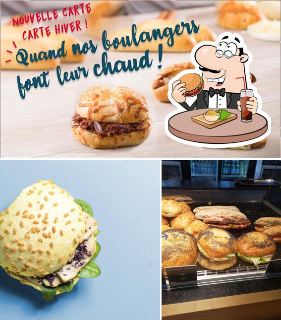 Tómate una hamburguesa en BOULANGERIE ANGE