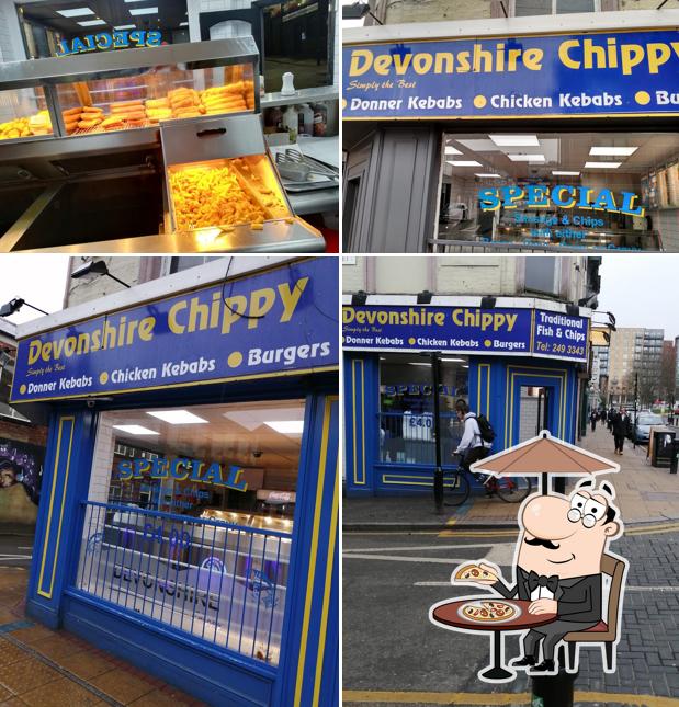 The exterior of Devonshire Chippy