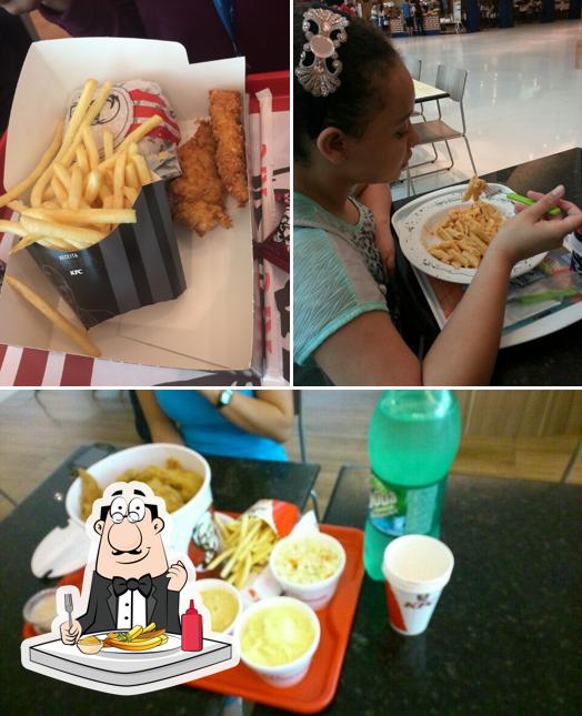 Experimente batatas fritas no KFC