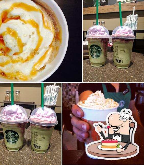 Starbucks offers a number of sweet dishes