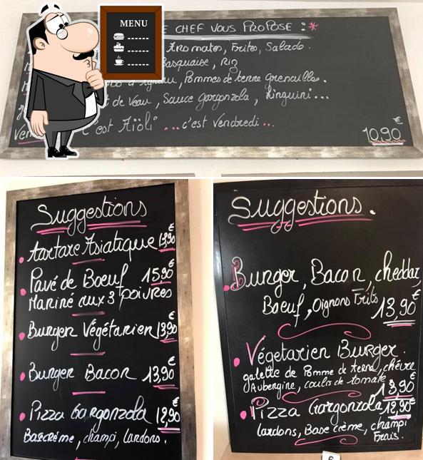 Le menu du tableau présente les options disponibles)