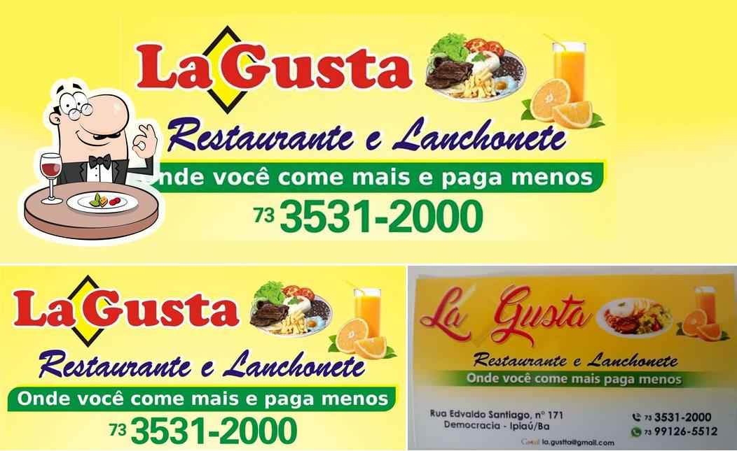 Comida em Restaurante e Lanchonete La Gusta