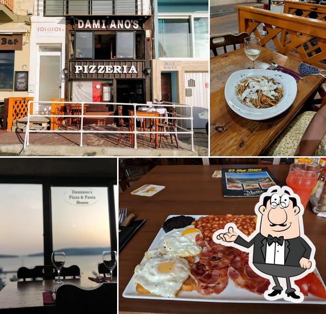 Damiano's Pizza & Pasta House restaurant, Saint Paul's Bay, Sir Luigi
