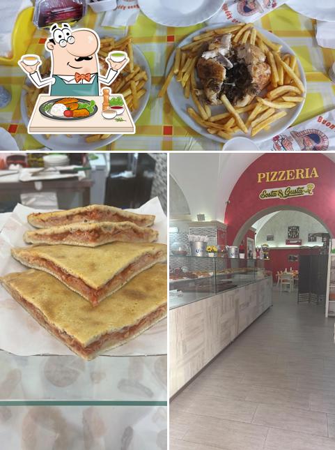 Cibo al Pizzeria Sosta&Gusta....polli allo spiedo