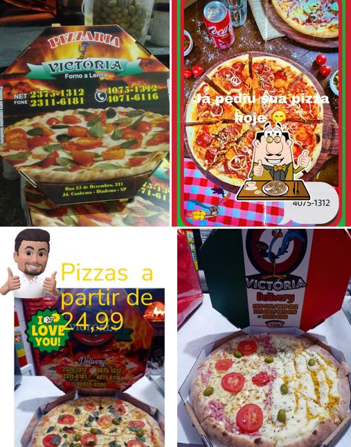 Peça pizza no Pizzaria Victória