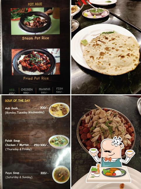 Food at Raafae's Dastarkhwan