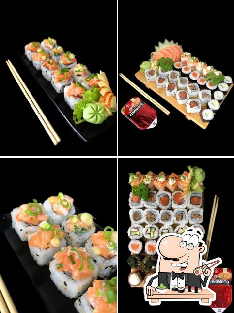 Escolha diversas opções de sushi