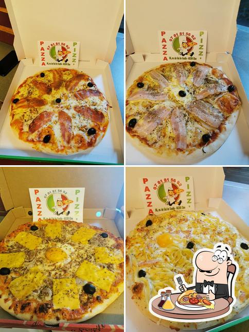 Choisissez des pizzas à Pazza Pizz' (pizza à emporter)