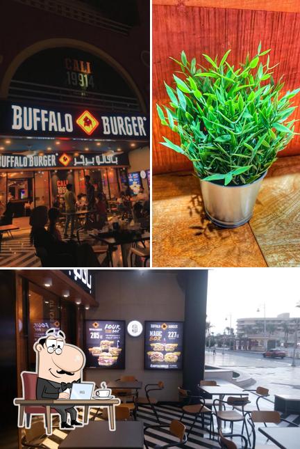 L'intérieur de Buffalo Burger