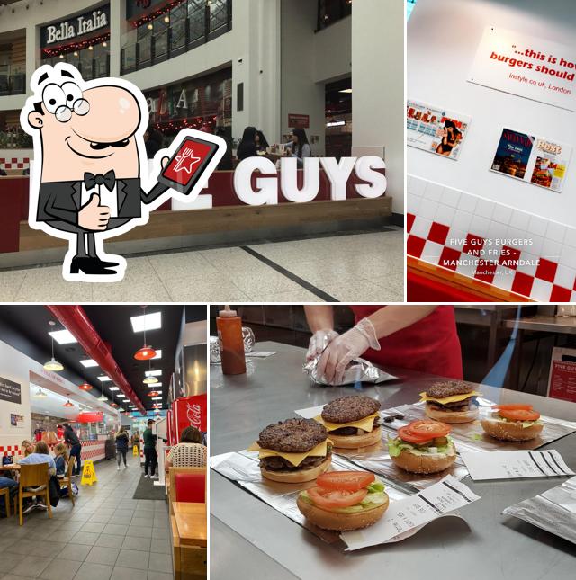 Five Guys Manchester Arndale, U19, Manchester Arndale, Upper Mall in