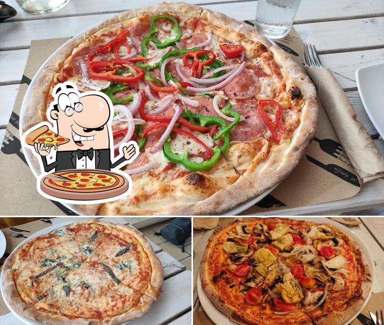 En Lithero Restaurant Pizzeria, puedes saborear una pizza