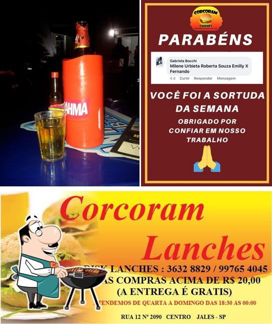 See this pic of Corcoram Lanches