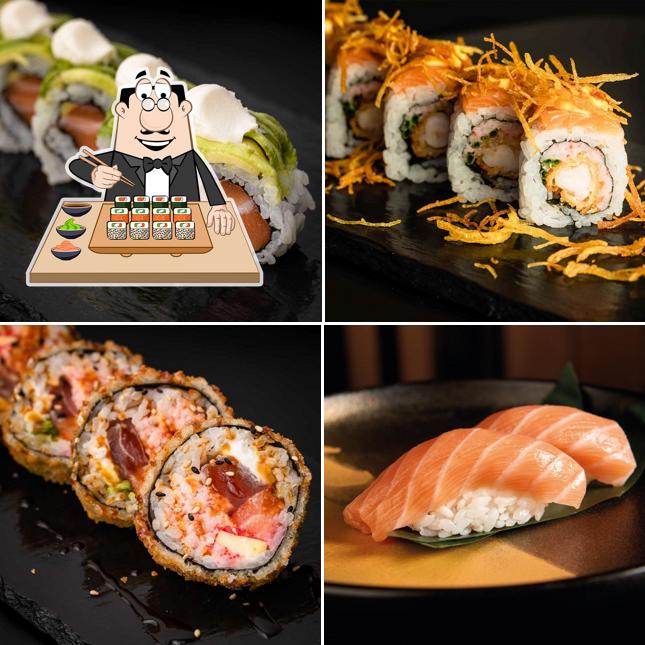 Prova le diverse opzioni di sushi