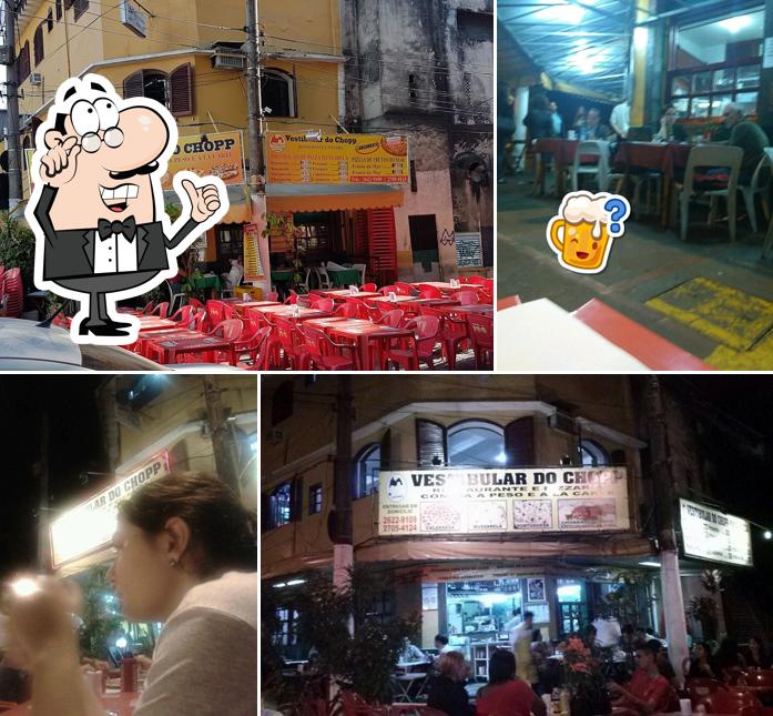 O interior do Vestibular do Chopp