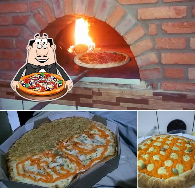 Escolha diversos tipos de pizza