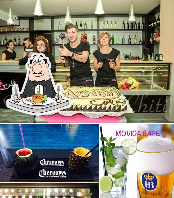 Movida Cafè si caratterizza per la cibo e alcol