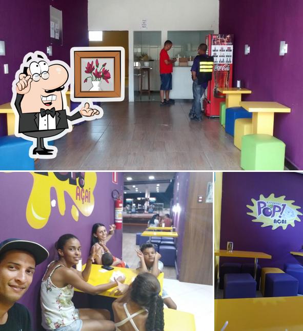 O interior do Expresso Pop Açaí