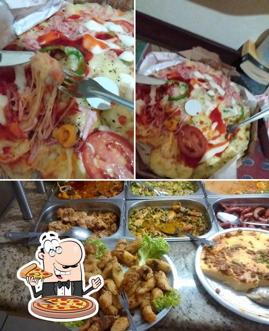Escolha pizza no Calçadão