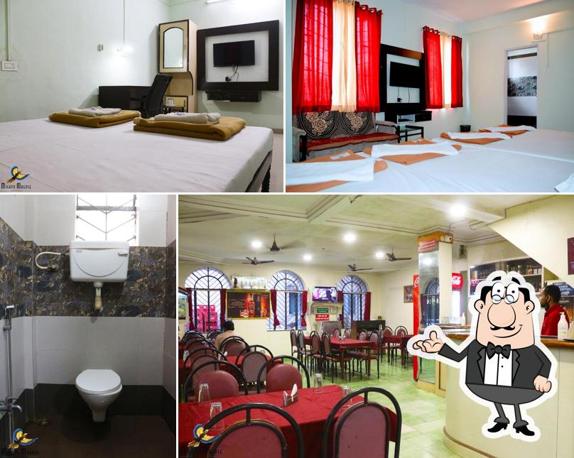 The interior of HOTEL MANOJ