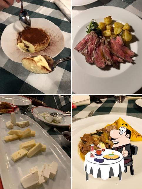 Piatto di formaggi al Trattoria al Pompiere