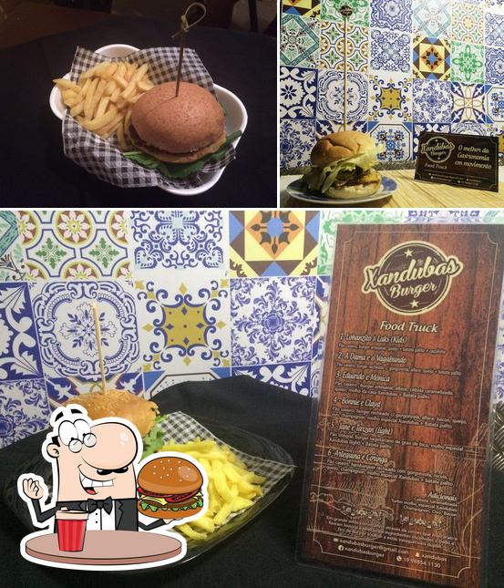 Consiga um hambúrguer no Xandubas Burger