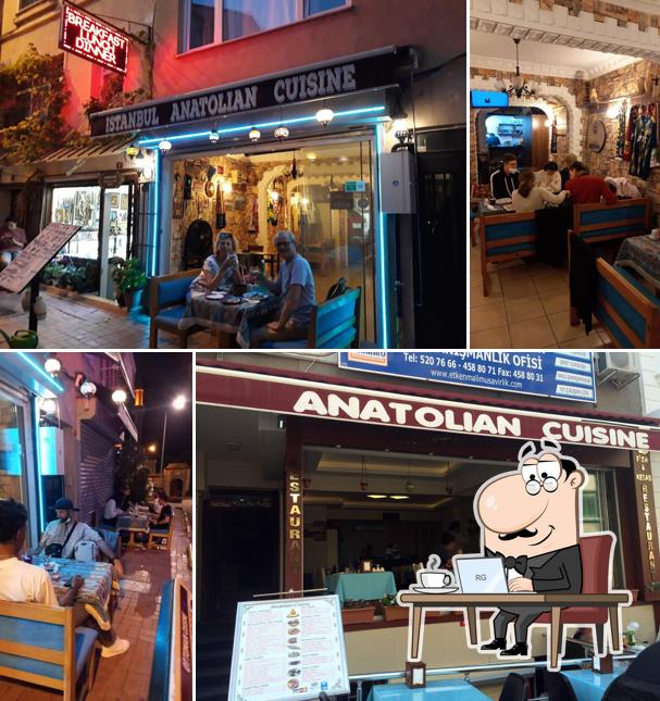 The interior of Istanbul Anatolian Cuisine
