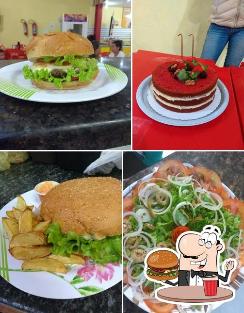 Hambúrguer em Galpão Lanches