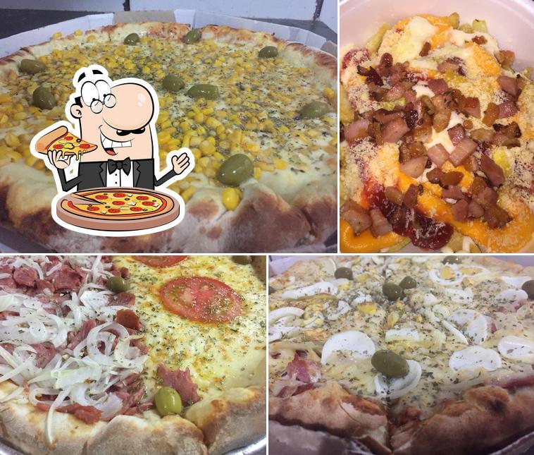 Consiga diversos tipos de pizza